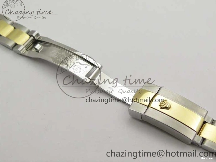 MiroTime 0203 WaterResistant Datejust 31mm 278273 SS YG BP Maker Best Edition Black Sticks Markers Dial on SS YG Oyster Bracelet 2718